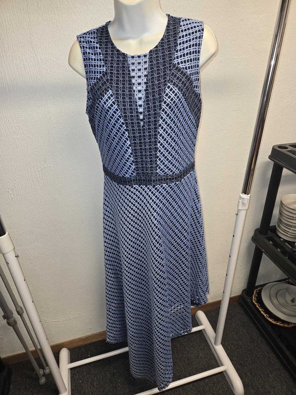 BCBGMaxAzria Sleeveless Asymmetrical Summer Dress